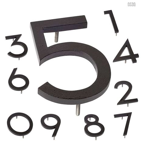 cut out metal house numbers|Amazon.com: Montague Metal Products .